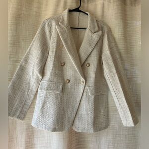 White blazer (no tags)-used